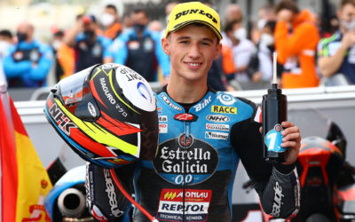 Sensational second place for Sergio Garcia on Moto3 Valencia