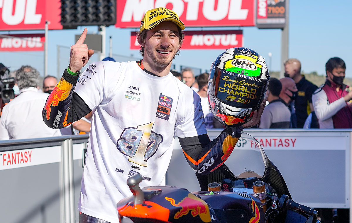 Remy Gardner sagra-se campeão mundial de Moto2