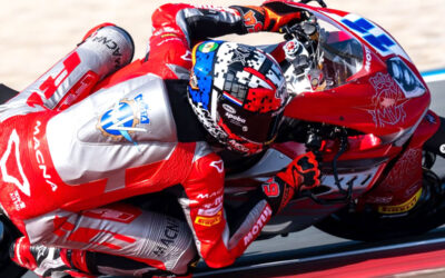 BO BENDSNEYDER WON RACE 1 OF THE DUTCH ROUND (TT CIRCUIT ASSEN) AND FINISHED THIRD IN RACE 2.